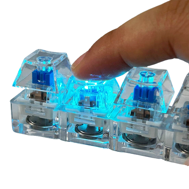 Kid Toys Ads - 【AD】4/9-Tasten Mechanischer Tastatur-Achsentester LED-Tastatur-Spielzeug Stressabbau DIY