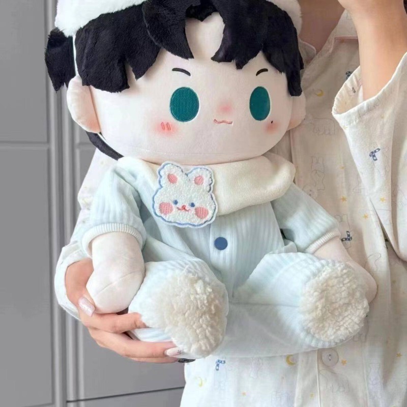Top Kids Xmas Toys - Puppenkleidung Cartoon 40CM Niedlicher Overall Baumwollpuppe