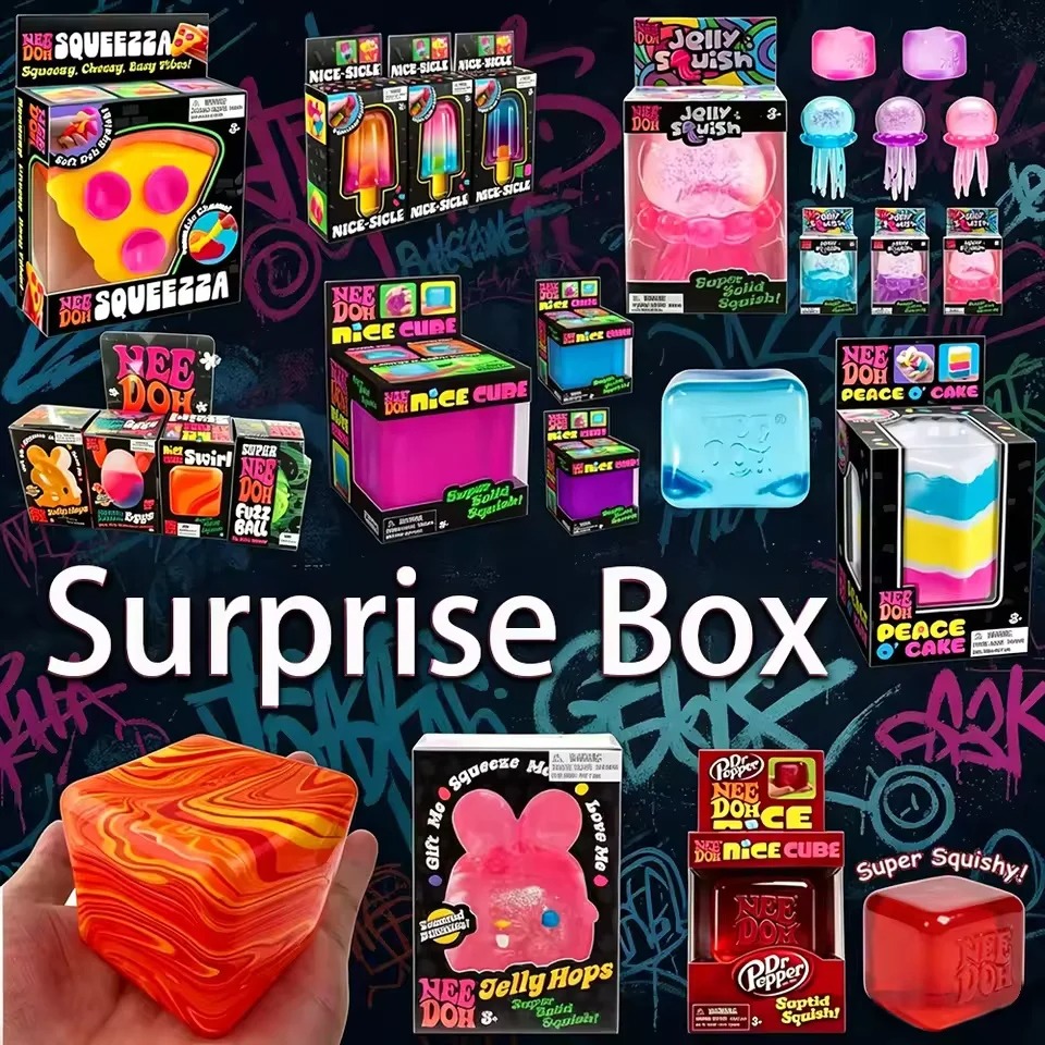 Kid Toys Ads - Nee Doh Überraschungsbox mit Quetschspielzeug –