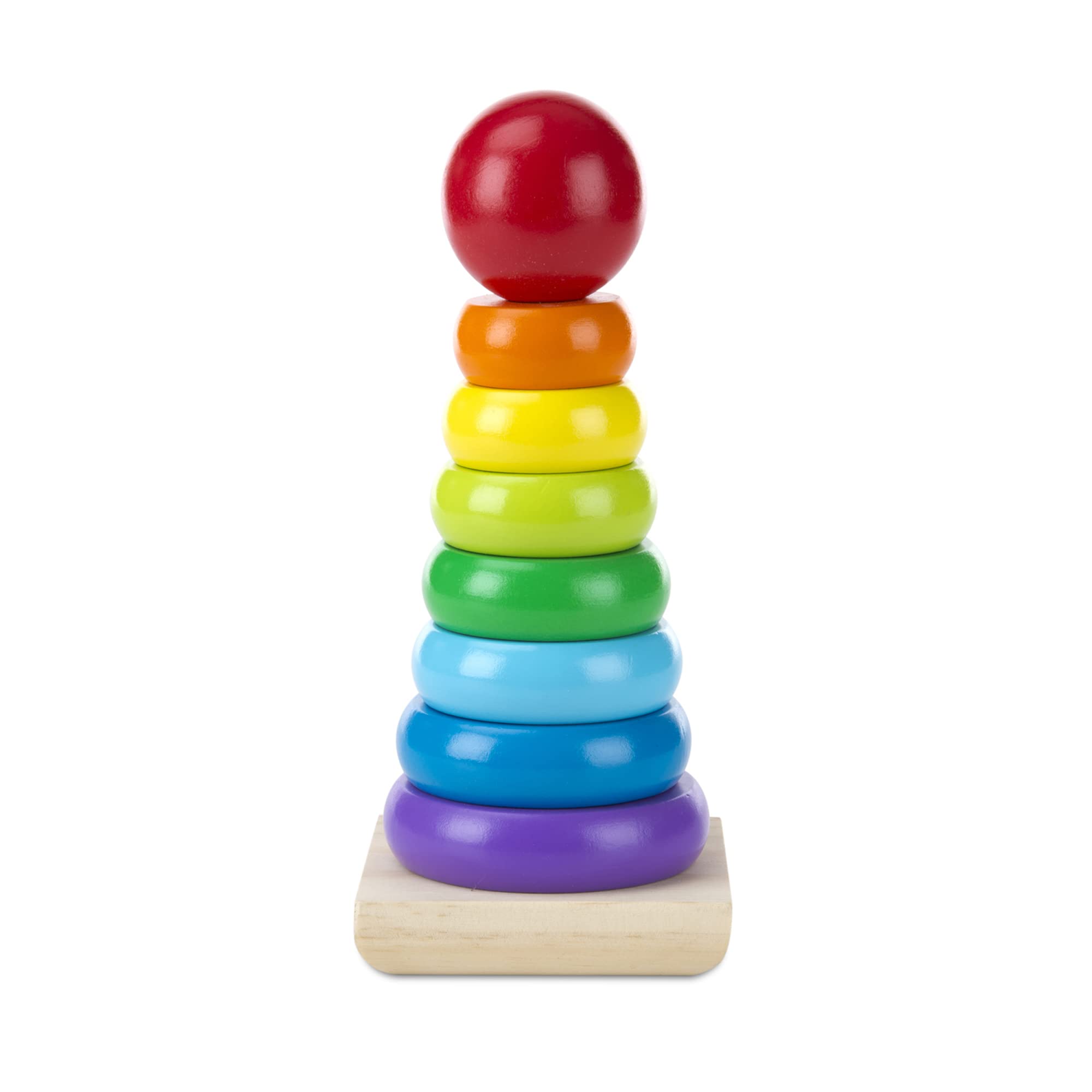 Regenbogen-Stapelspiel aus Hol – Wooden Blocks Stacking Bewertung und Preis