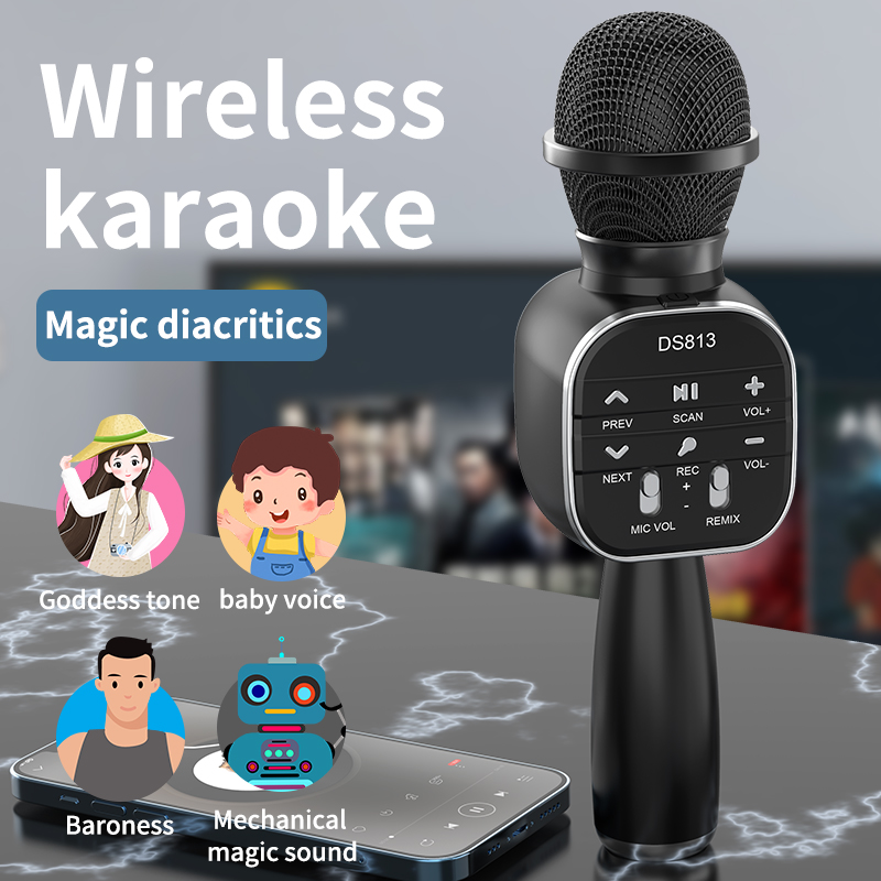 DS813 Drahtlose Bluetooth Kara – Kids Microphone Karaoke Bewertung und Preis
