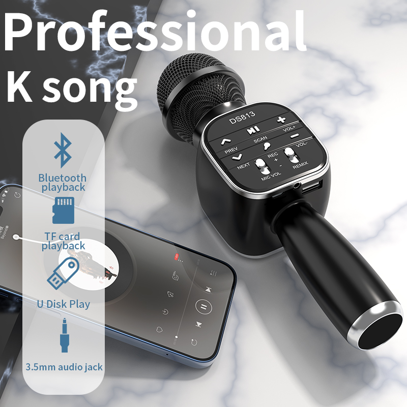 DS813 Drahtlose Bluetooth Kara – Kids Microphone Karaoke Bewertung und Preis