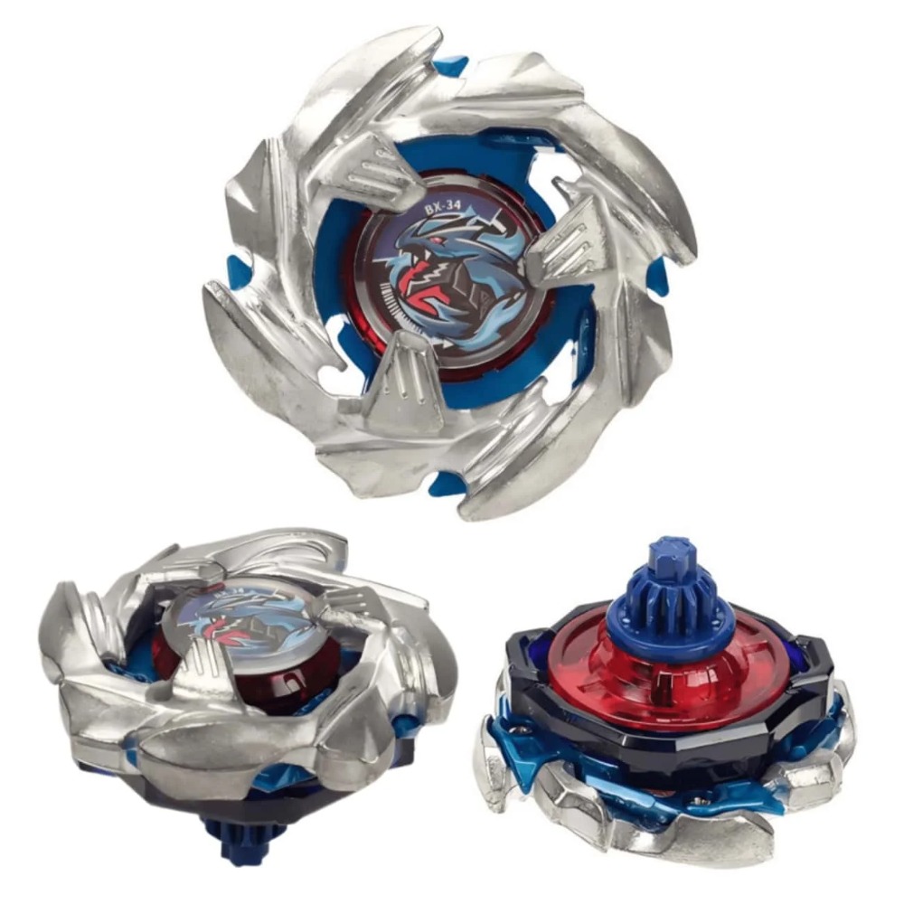BX-34 Silber-Blau Kobalt Drago – Spin Top Gyro Toy Bewertung und Preis
