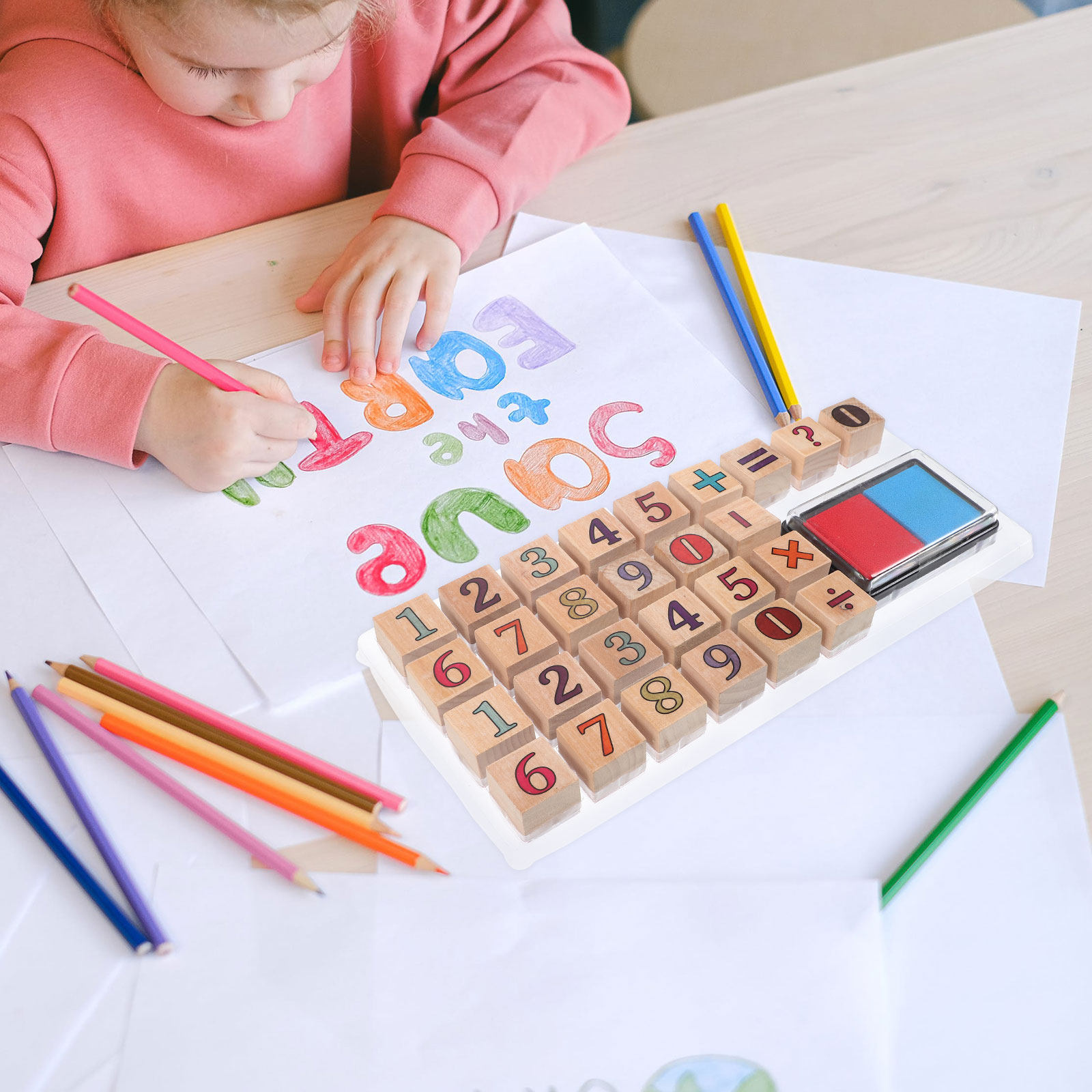 1 Set Holz-Zahlenstempel, krea – Kid Toys And Craft Bewertung und Preis