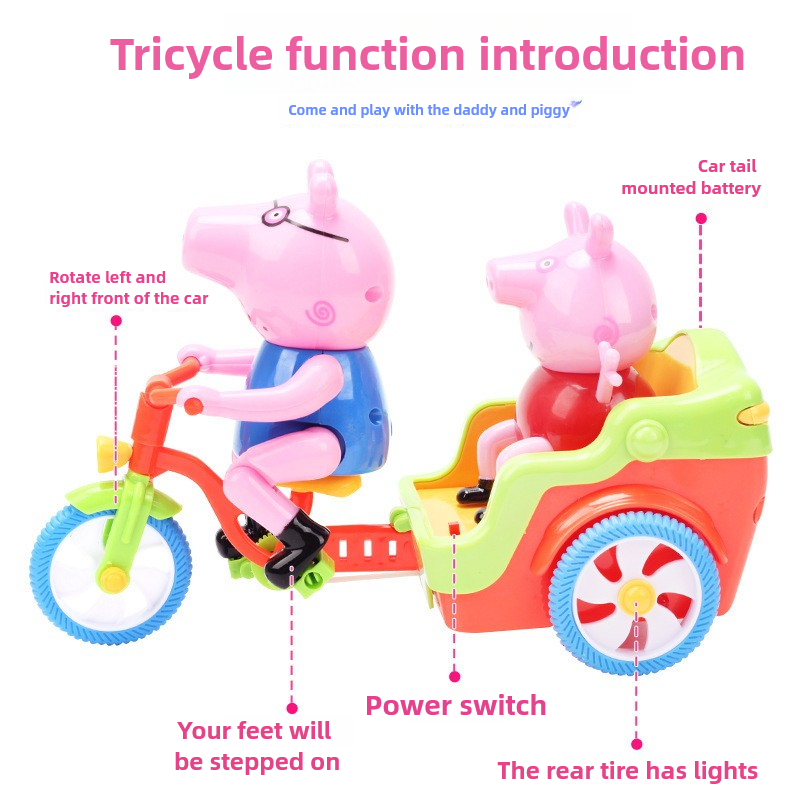 Batteriebetriebenes Pink Piggy – Kids Toys Electric Car Bewertung und Preis