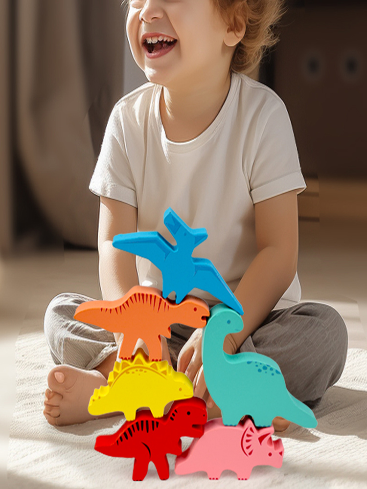 Holz Balance Blöcke Spielzeug  – Wooden Blocks Stacking Bewertung und Preis