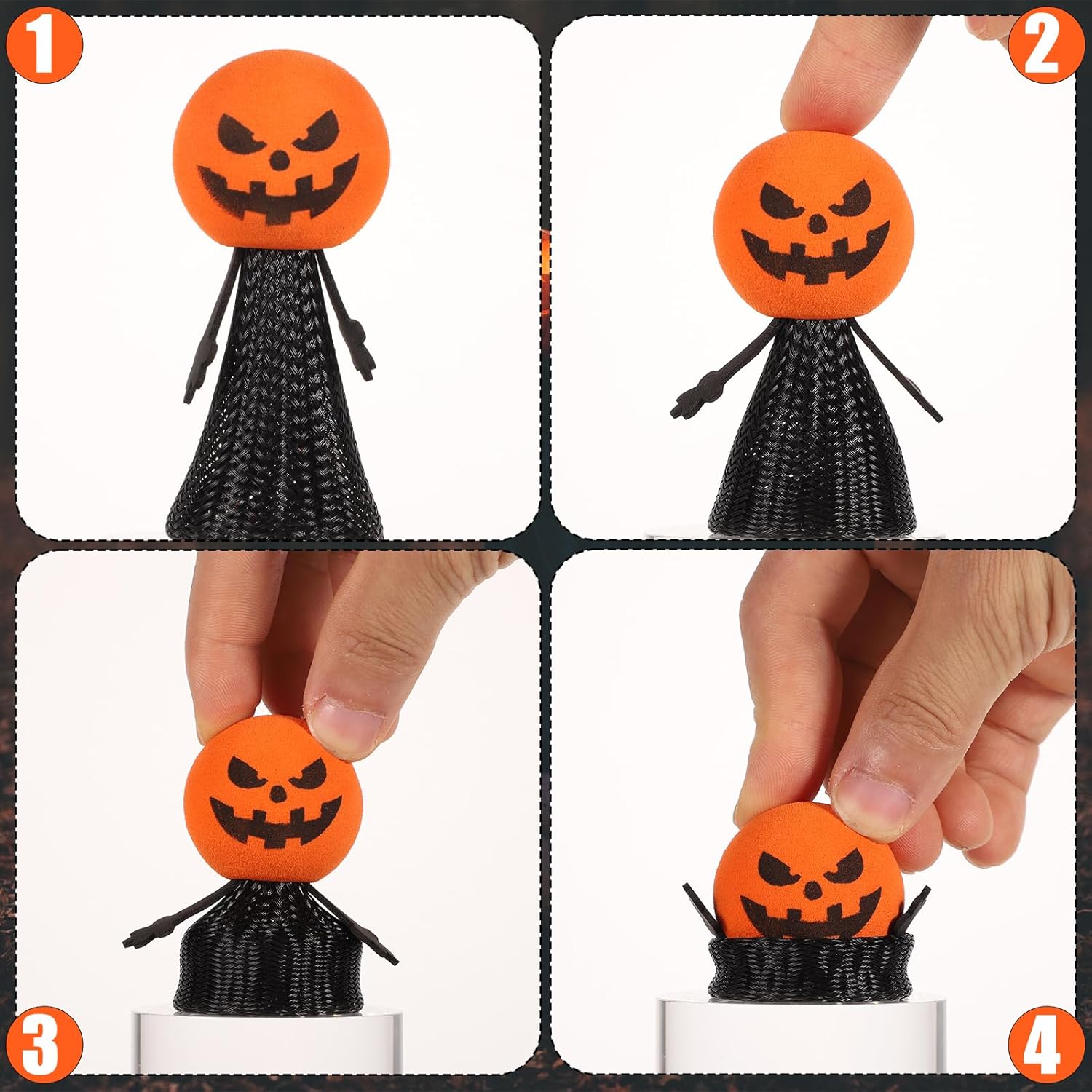 5 Stück Halloween Spring-Poppe – Kids Toys Jumping Poppers Bewertung und Preis