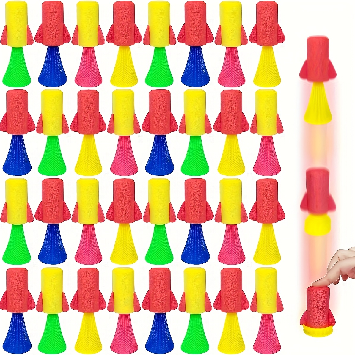 12/24 Stück springende Frühlin – Kids Toys Jumping Poppers Bewertung und Preis