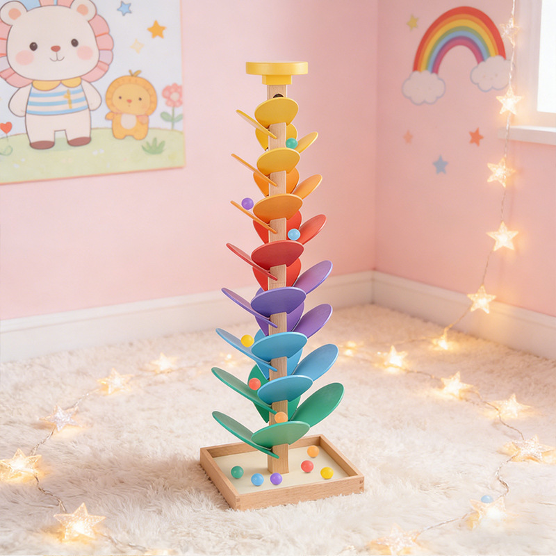 Regenbogen-Musikbaum Stapelbar – Wooden Blocks Stacking Bewertung und Preis