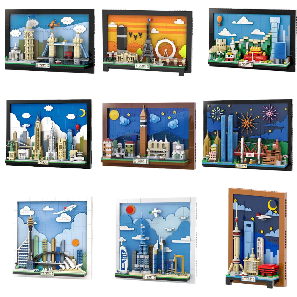 Stadtansicht Bausteine Postkar – Kids Toys Dubai Bewertung und Preis