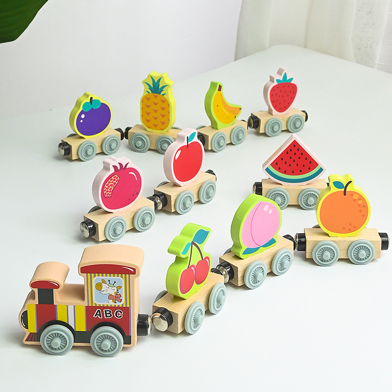 Magnetische Holz Kleine Zug Sp – Wooden Blocks Stacking Bewertung und Preis