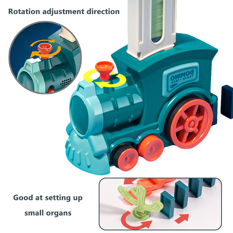 Automatischer Domino-Zug Elekt – Kids Toys Electric Car Bewertung und Preis