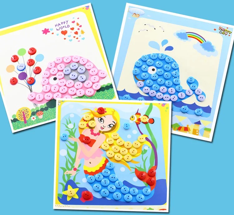 5 Teile/satz Kinder DIY Taste  – Kid Toys And Craft Bewertung und Preis