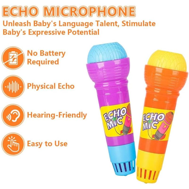 2 Stück Echo-Mikrofon, batteri – Kids Microphone Karaoke Bewertung und Preis